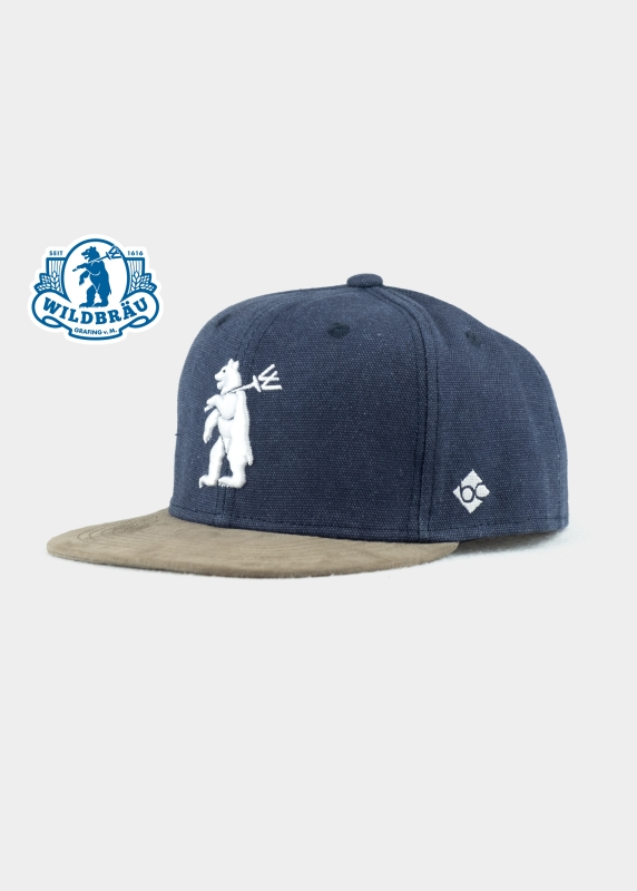 Cap "Wildbräu" - dunkelblau (Snapback)